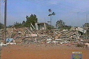 Hotel Acapulco, destruido por las FARC